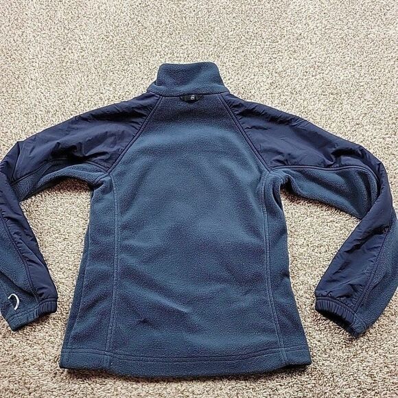 Columbia Interchange Fleece Jacket Womens Small Blue Green Full Zip Long… - Picture 7 of 8